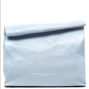 SIMON MILLER LUNCHBAG Clutch in Blue